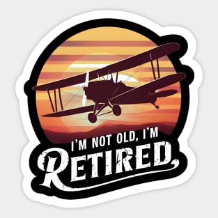 Unretired Vibe: Classic Not Retired Sticker